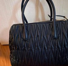 miu miu Matelasse 2way handbag navy card available