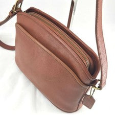 USA-made COACH 9976 Old Coach Leather Shoulder Bag, Brown #QYCFRN