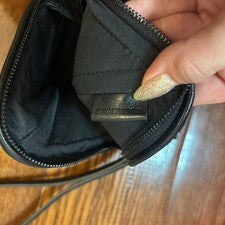 ISSEY MIYAKE 3D Pleated Triangle Bag, Black #QYAJX1