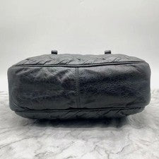 Balenciaga The Matelassé Leather Mini Boston Handbag, Black #QY7AZZ