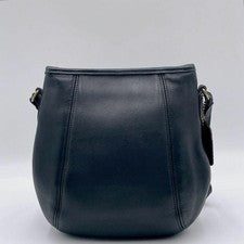 Old Coach Shoulder Bag, Glovetanned Leather, Black h228 #QY5SSN