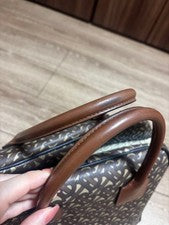 BURBERRY Geometric Pattern Handbag #QY4JCK
