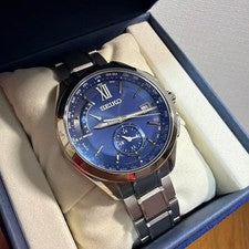 Seiko Brightz Eternal Blue SAGA281 Radio-Controlled Solar Watch #QYKSK4