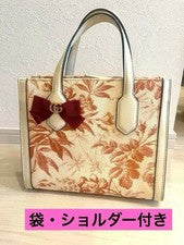 GUCCI Herbarium Tote Bag (Japanese) with shoulder strap. #QYEU0H
