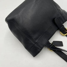 Coach 4157 Glovetanned Leather Shoulder Bag, Black #QYAALU