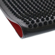 CHRISTIAN LOUBOUTIN Sky Pouch Studded Calf Leather Shoulder Bag, Black #QYJXMH