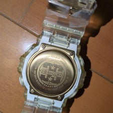 G-SHOCK DW-5600 Clear Gold Watch #QYAXRM