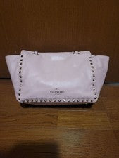 Valentino Rockstud Tote Bag, Leather #QYBL5Z