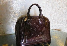 LOUIS VUITTON Monogram Vernis Alma PM handbag #QY1XZZ