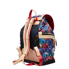 Christian Louboutin Explorer Funk Skull Backpack, Multicolor Nylon #QY1ABS