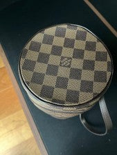 LOUIS VUITTON Damier Canvas Papillon Handbag Brown #QYL90U
