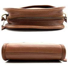 Old Coach shoulder bag, leather, brown #QYCV5V