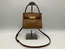 Tory Burch Lee Lajwill Double Tote Petite Grey Leather 2-Way #QYA3IN
