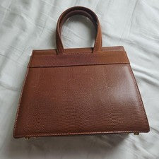 FERRAGAMO ribbon handbag - decluttering Brown #QY3X2D