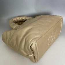 CHANEL Gold Leather Coco Cocoon Handbag CHANEL Gold #QY1JGW