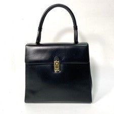 LOEWE handbag, formal style, Anagram design, gold hardware. #QYBLTZ