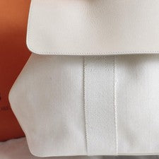HERMES Valparaiso PM handbag, ivory. Hermes #QY4Q5T