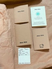 miumiu IVY bag cognac
