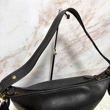 COACH Old Coach Shoulder Bag 9085 Black #QY6O2N