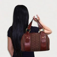 Chloe brown handbag, Y2K Classic Boston bag. #QYA3MQ