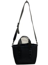 Christian Louboutin Frangibus Small Canvas Bag, Black, 3215121, some sta #QY858L