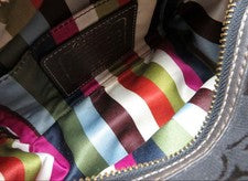 OLD COACH Bag Accessory Pouch Signature Y2K 40722 #QYGIMT