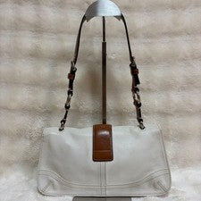 COACH Soho White Leather Shoulder Bag #QYBL47
