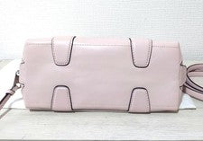 COACH Mini Preston Satchel Leather 2-way Shoulder Handbag Beige #QY136N
