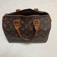 LOUIS VUITTON Speedy 25 Monogram Canvas W25 H19 Padlock Inner Case #QY5T9Z