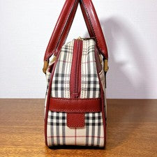 BURBERRY handbag, Nova check pattern, red #QYI9KZ