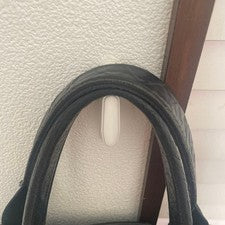 BALENCIAGA Black Leather Handbag Gabas XS #QYAJB5