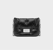 MAISON MARGIELA Margiela Glam Slam Flap Small Black #QYET43