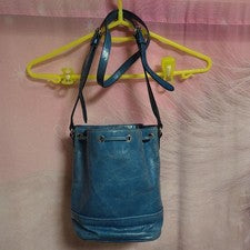 miu miu blue shoulder bag