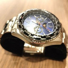 ANA Airlines Quartz Blue Watch Band Replaced Adjustment Tool Included #QY8LZJ