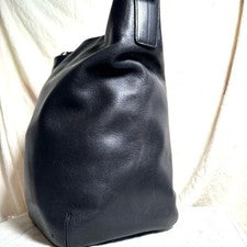 OLD COACH One-Shoulder Black Bucket Bag Legacy Leather 9151 #QYCNO2