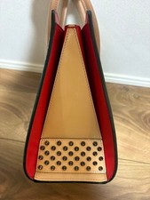 Christian Louboutin 2-way Palomas Small Handbag, Pink Beige #QY9044
