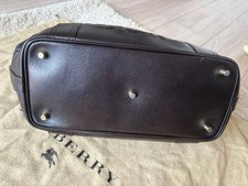 Burberry handbag, quilted, dark brown #QY07ZD