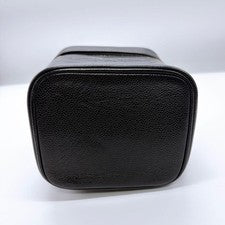 CHANEL Caviar Skin Coco Mark Vanity Bag Handbag #QYA4U1