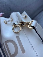 FENDI Bucket Bag White #QYEDXK