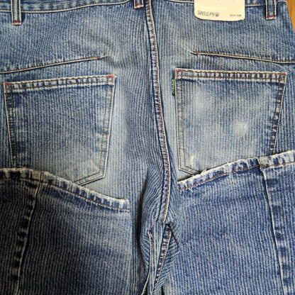 SATISFY Blue Straight Denim Fade #QY3OIZ