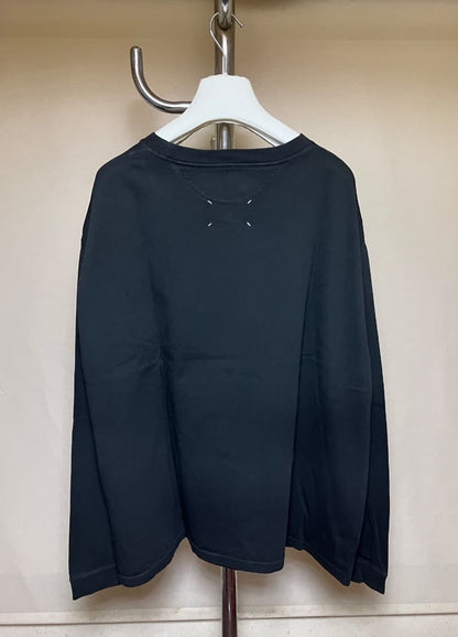 M 25aw Margiela Destroyed Logo Long T-Shirt 18934 #QYFW0V