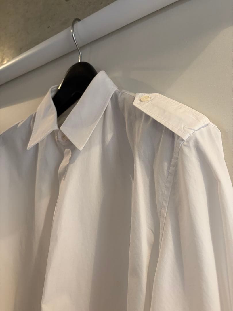 Maison Margiela Epaulet Shirt White #QY8D5R