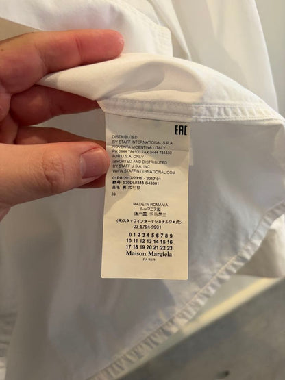 Maison Margiela Epaulet Shirt White #QY8D5R
