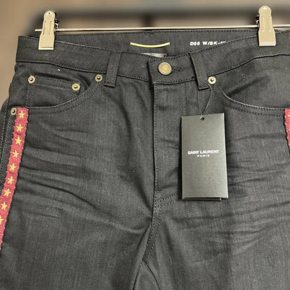 / SAINT LAURENT D06 W/5K Black Denim #PCDY2P