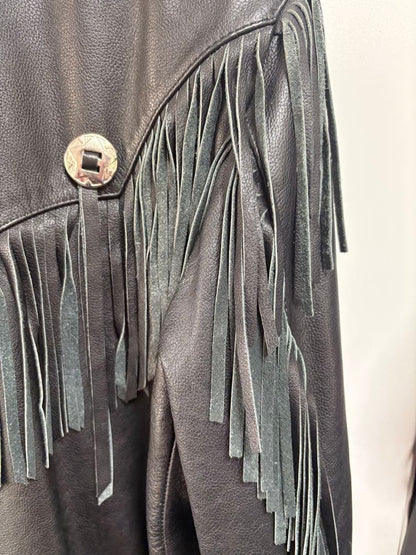 Wilson fringed biker jacket, size 44 #QY9NLK