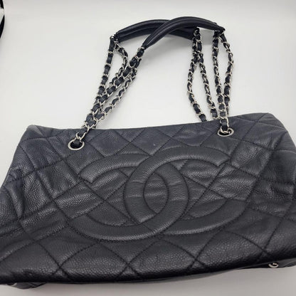 CHANEL Black Leather Handbag #QYDJNL