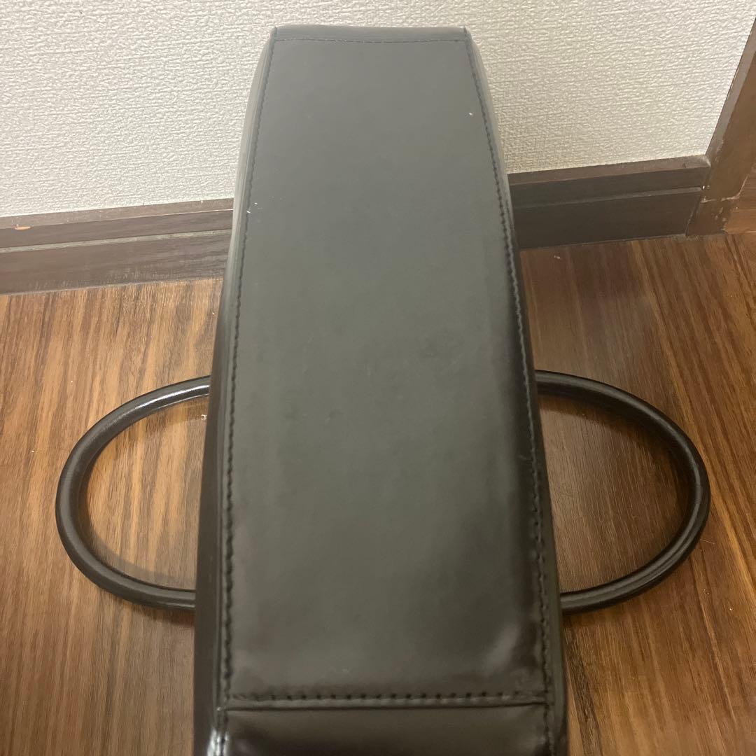 LOUIS VUITTON Epi Jasmin Handbag Black Leather Double Handle Zipper #QY1I7V