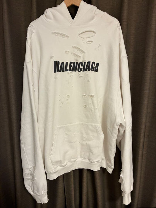 Balenciaga Destroy Pullover Hoodie Size L #QYC0EM