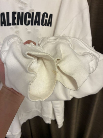Balenciaga Destroy Pullover Hoodie Size L #QYC0EM