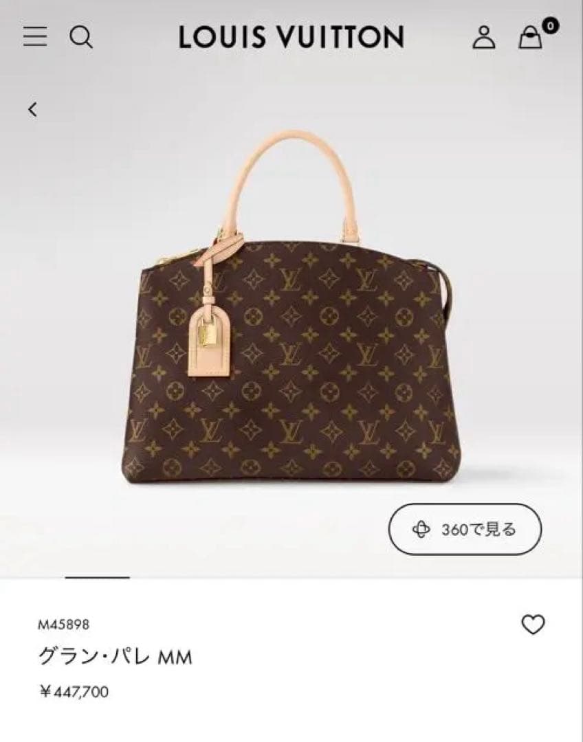 LOUIS VUITTON Handbag Brown Monogram Canvas Shoulder Bag #QY7B97